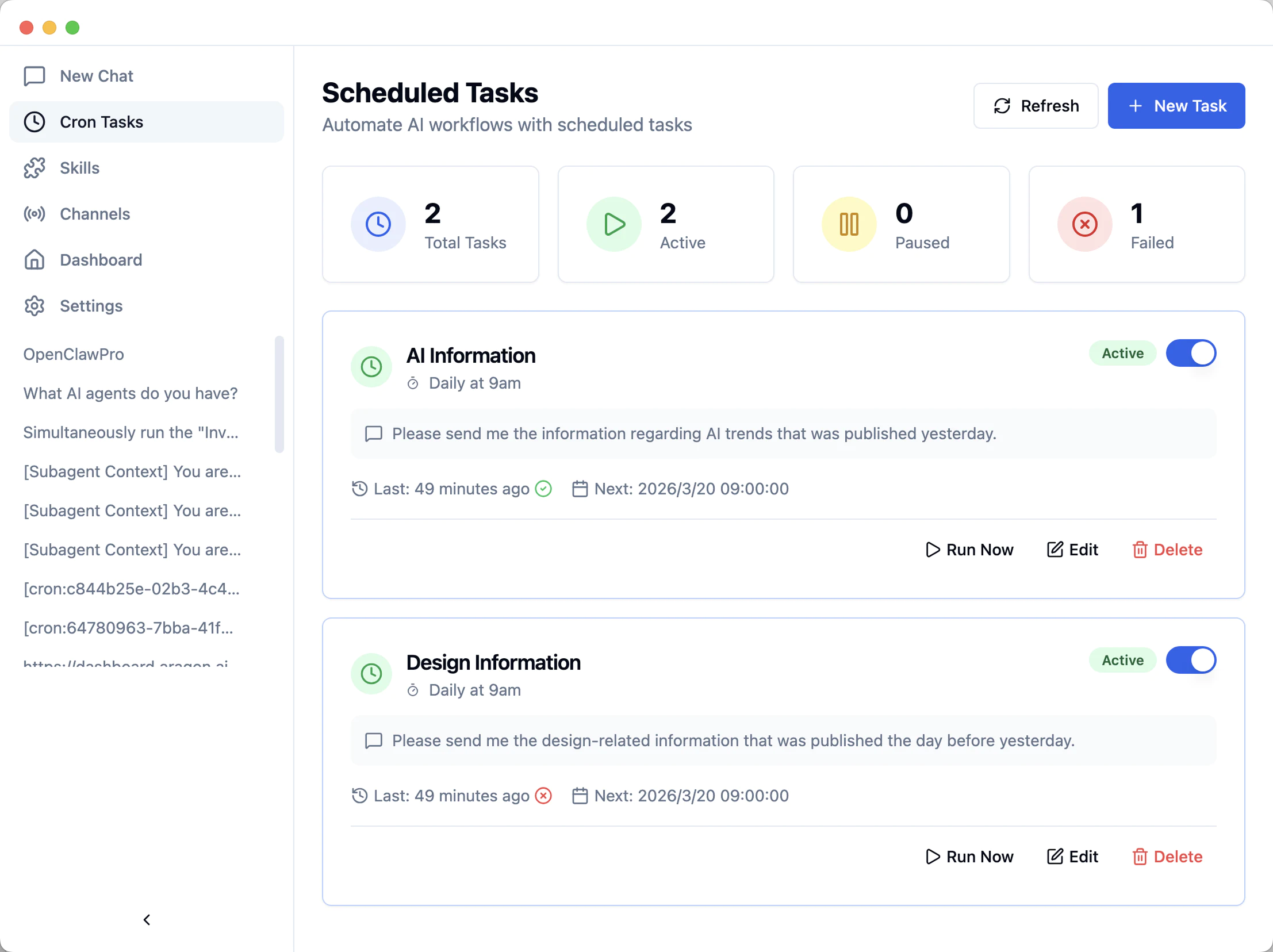 Scheduled Task Orchestration: Full Autonomy for AI
